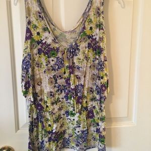 Old navy layered tank top / size L / gorgeous colors